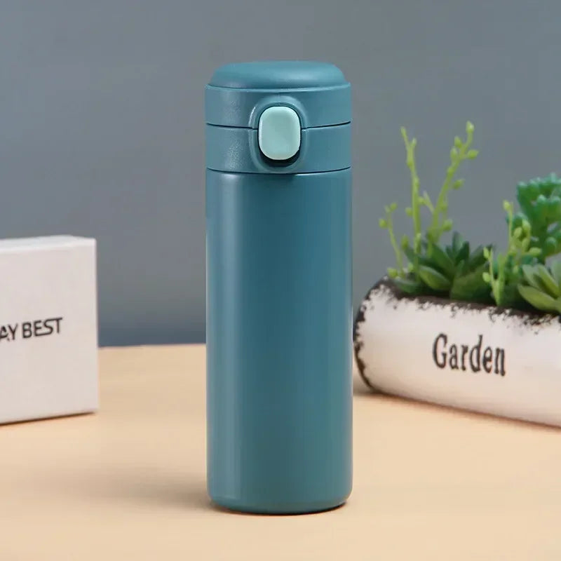 Smart Thermos Mug Mini Stainless Steel Thermos Cup Portable Leak Proof Water Cup with Filter Water Vacuum Tea Coffee Bottle Cup