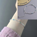 VENTFILLE 925 Sterling Silver Zircon Love Heart Bracelet | SAMAG