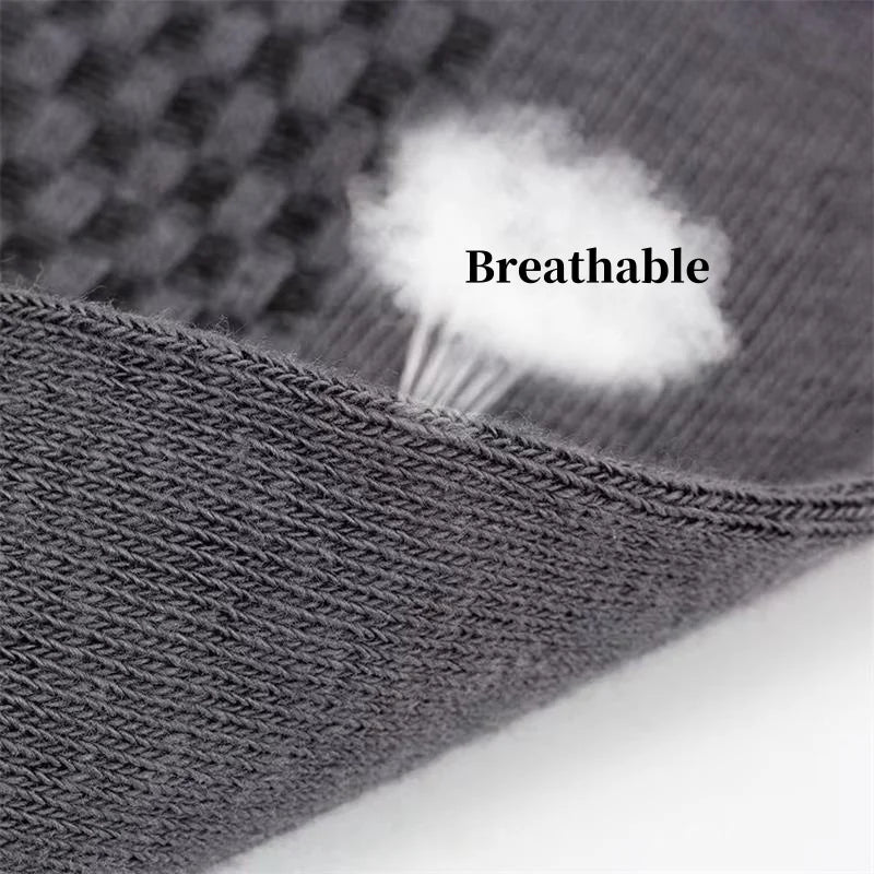 5Pairs/Lot Men's Socks Bamboo Fiber Business Breathable | SAMAG