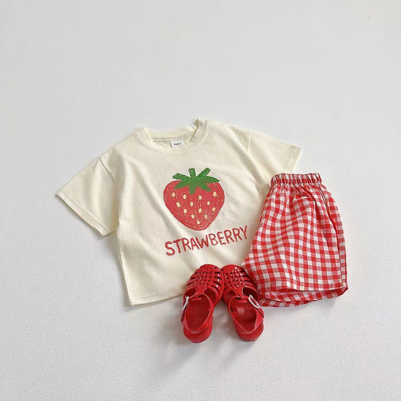 Fruit Pattern T - shirt Children's Clothes Summer Fashion - View 6 | SAMAG
