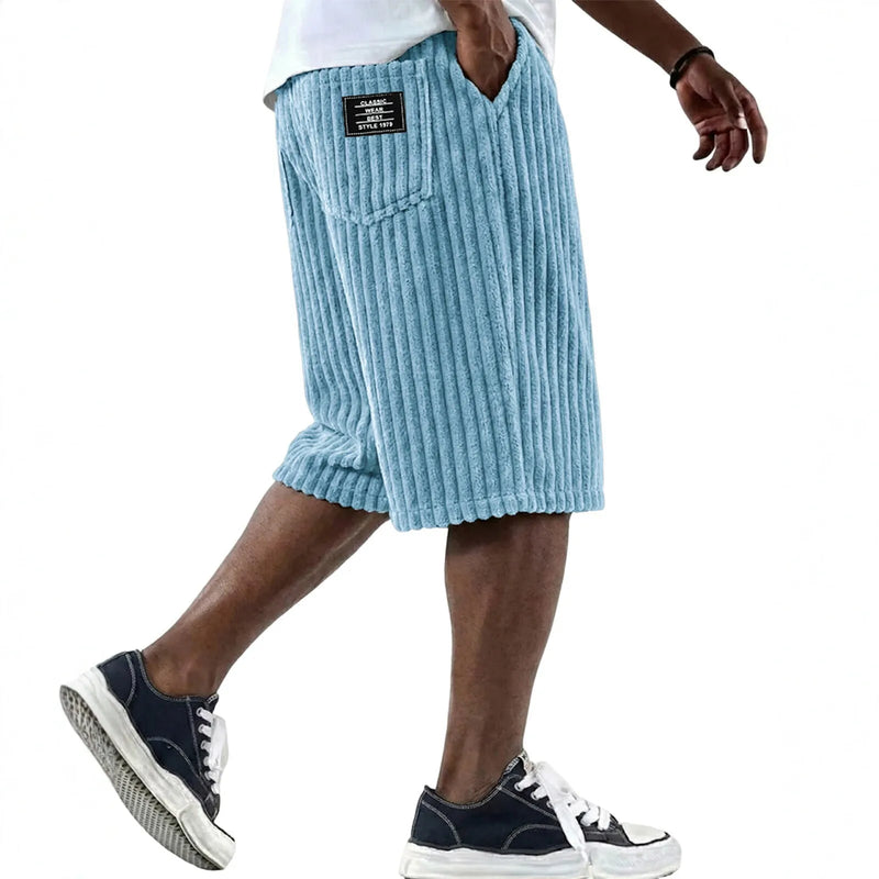 Summer New Men's Corduroy Shorts Fashion American Style | SAMAG
