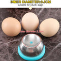 Stainless Steel Egg Piercer with Sturdy Base, Heavy Duty Tool for Hard Boiled Eggs, Non-Magnetic for All Kinds of Eggs