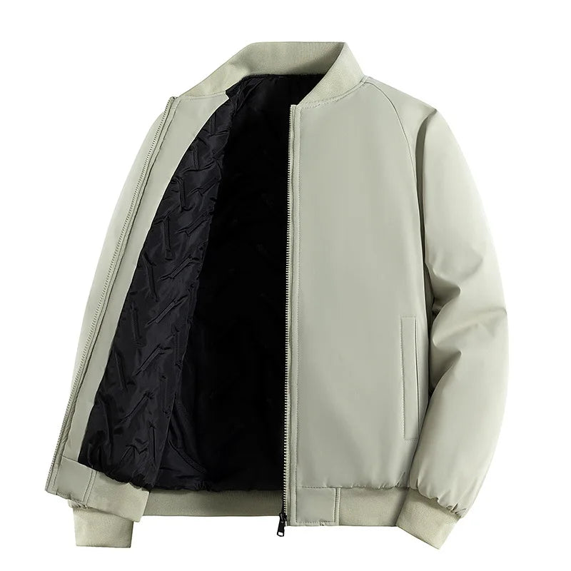 Men's New Autumn Winter Korean Style Trendy Short Thickened Down Coat Casual Parkas Solid Color Jacket Zipper Male Clothes