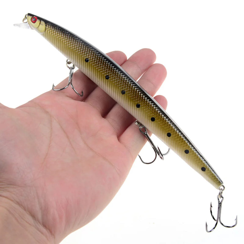 16 Colors 18cm 24g Minnow Fishing Lure Laser Crankbait | SAMAG