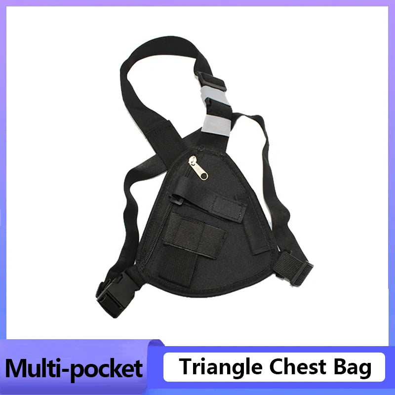 Radio Chest Harness Tactical Vest Nylon Vest Chest Rig Pack Bag Pouch Holster Walkie Talkie For Baofeng BF-888S UV-5R Quansheng