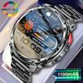 New T-REX3 Ultra 1100mAh Battery SmartWatch 10ATM Waterproof GPS Compass Flashlight 1.7" AMOLED HD Call Sports Smart Watch Men