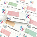 Custom Waterproof Vinyl Stickers Paper Packaging Boxes for 3ml 5ml 10ml Small Cosmetic Perfume Vials Bottles