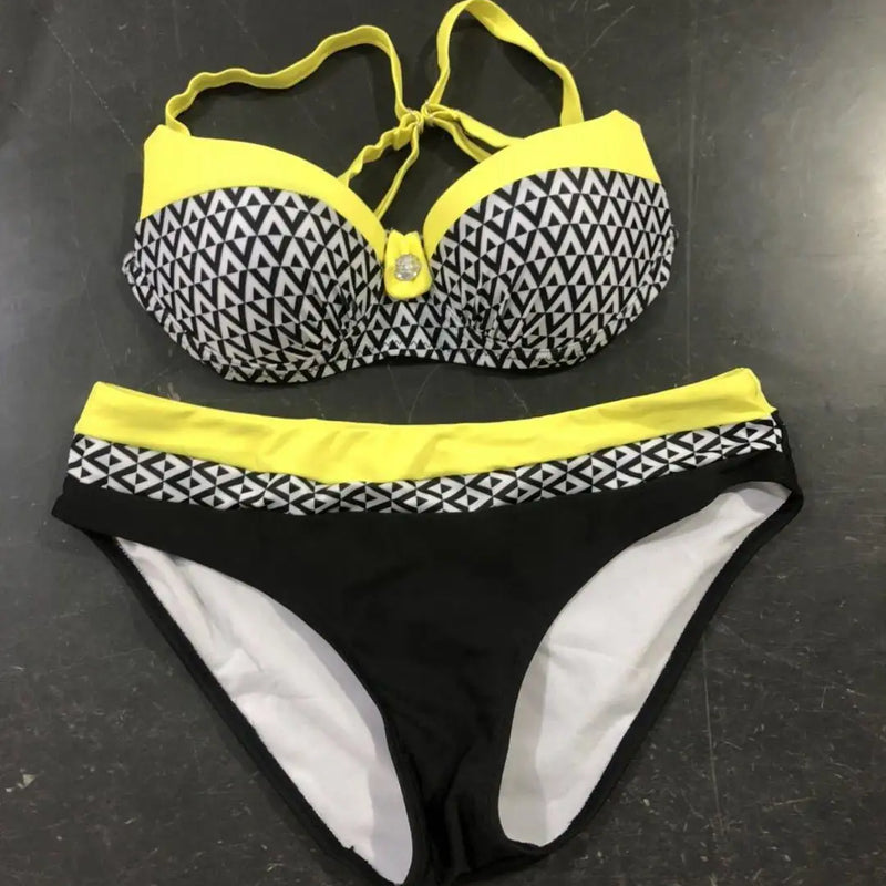 Swimsuit Red Push Up Bikini Set Women Swimwear Sexy | SAMAG
