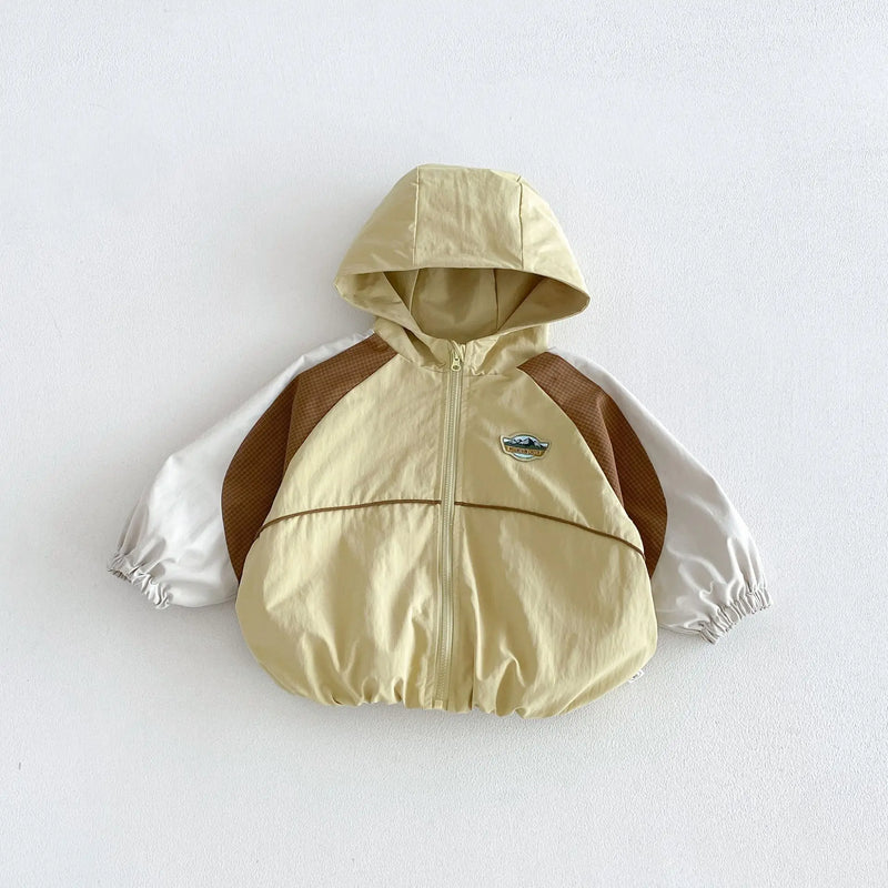 1-6Y Kids Casual Sets And Outfits Boys Color-block Hooded | SAMAG