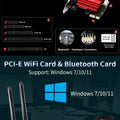 FENVI WiFi 5 PCIE WiFi Adapter AC1200 Wireless Network Card Dual Band 2.4G/5GHz 802.11AC For Bluetooth 4.0 Desktop Windows 10/11