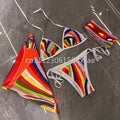 Women's Scarf Swimsuits with Letter Signature Logo Lady | SAMAG