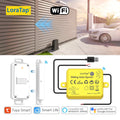LoraTap Sliding Garage Door Opener Switch WiFi Motor Smart Life Google Home Electric Tuya Automation Slide Lock Controller
