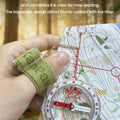 KANPAS Basic and Beginner's Orienteering thumb compass, Orienteering Primary Compass, MA-40-FS, Durable Sport Compass