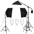SH 50x70CM Photography Softbox Lighting Kits Professional Continuous Light System Equipment For Photo Studio