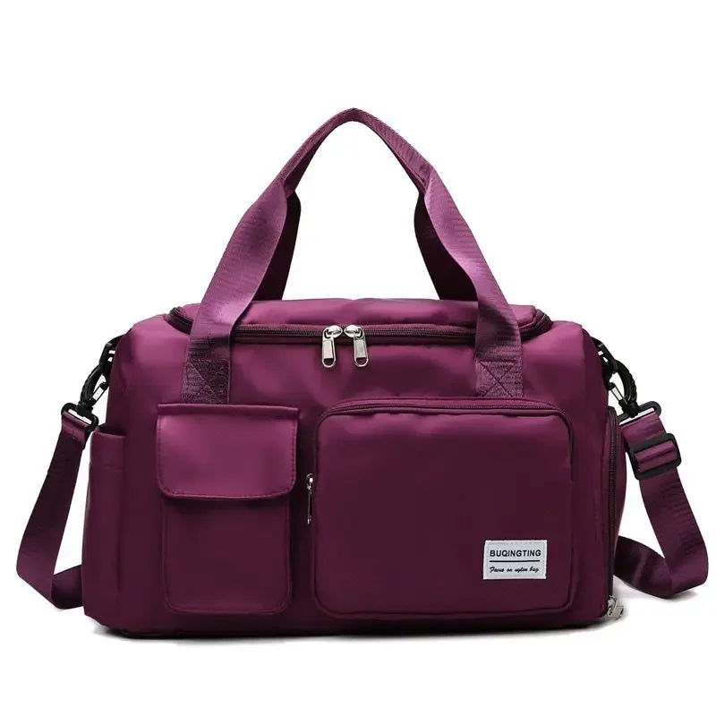 Travel Bag Large Capacity Weekender Carry On Duffle Bags with Shoe Compartment Sports Fitness Bags for Women Shoulder Bag