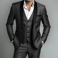 Men Formal Slim Fit Tuxedo Prom Suit Male Groom Wedding Blazers High Quality Groomsman Luxury Dress Business Banquet Party Suit
