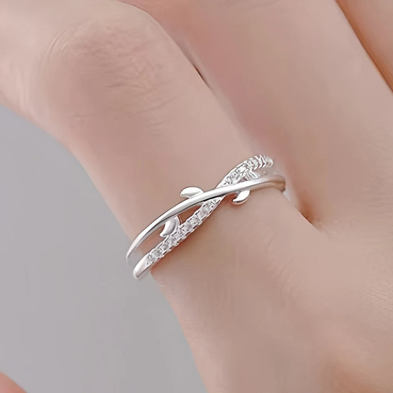 925 Sterling Silve Love Heart Hollowed Out Ring For Women Girl Extremely Fine Korea Ins Jewelry Gift Dropshipping