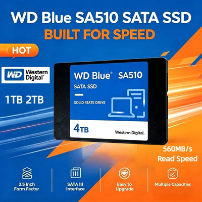 WD Blue SA510 2.5" SATA3 Internal SSD Original Western | SAMAG
