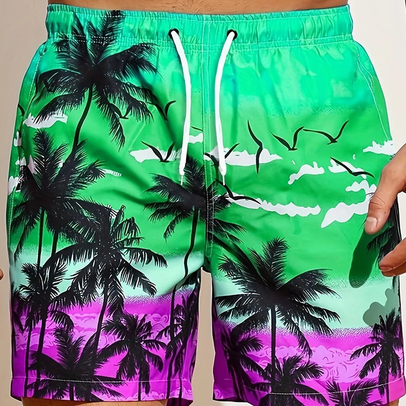 Men's Loose Beach Shorts Drawstring Quick Dry Coconut | SAMAG
