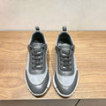 New shoes fashion, individuality, women's leisure, fashionable flat sports shoes, leather mesh, breathable running, rubber