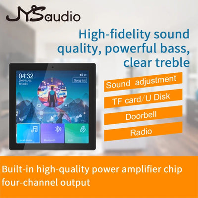 4 channel*20W Wall Amplifier Bluetooth-compatible 4 inch | SAMAG