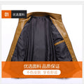 New product - 2026 new style leather jacket for men, spring-autumn men's clothing, fitted stand-up collar top coat