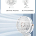 New 3 in 1 Portable Mini Clip Fan Rechargeable Air Circulator Wireless Electric Fan With Led Light Clip-on Home handheld Fan