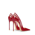 2026 Spring and Autumn New Women's High Heels Lacquer Leather Pointed Fine Heels Fashion Formal Women's Shoes