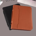 3pcs set Leather A4 Multifunction Ring Binder Manager Folder Business Office Portfolio Document Case Contract Organizer