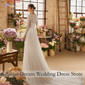 Customized Wedding Dresses Lace High Thigh Slit Bridal - View 2 | SAMAG