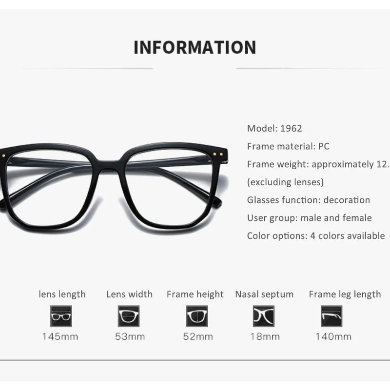Blocking Glasses Cat Eye Clear Lens Ultralight Unisex | SAMAG