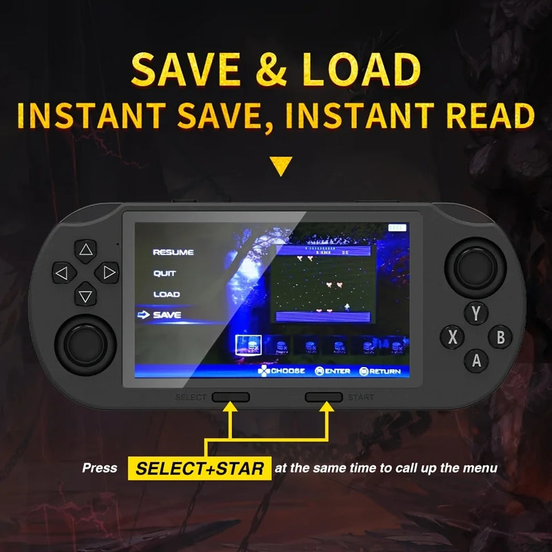 SF3000 Portable Handheld Game Player IPS Screen Retro Video Game Console for Adult Gift Gaming Console Christmas Gift