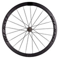 RUJIXU 700C 40mm Carbon fiber tube hub straight flat spoke road bike v brake wheelset rim brake wheel
