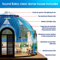 Waterproof Starry Sky Room China Oval Impact Resistance PC Star Bubble Transparent House Starry Sky Room for Hotel and Party
