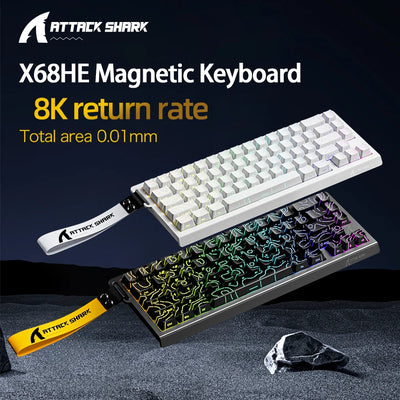 ATTACK SHARK X68HE X68Pro He Magnetic Mechanical Keyboard | SAMAG