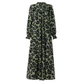 Women's Modest Fashion Muslim Long Dress Floral Print | SAMAG