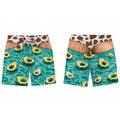 Men Fun Beach Party Swim Trunks 3D Fake Hip Printed | SAMAG