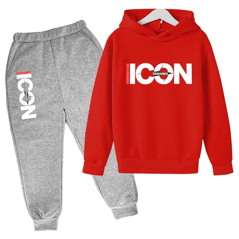Children's Hooded Sweatshirt with Letters - 3-13 Years | SAMAG