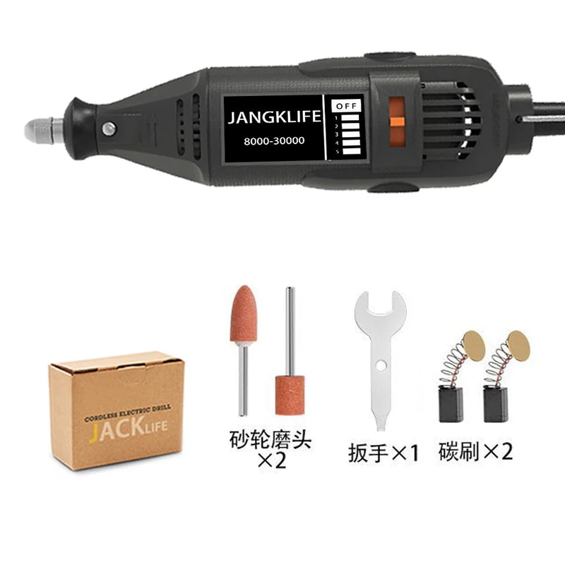 JANGKLIFE 110V 220V Power Tools Electric Mini Drill Die Grinder Engraver Polisher with Rotary Set Kit For - View 9 | SAMAG