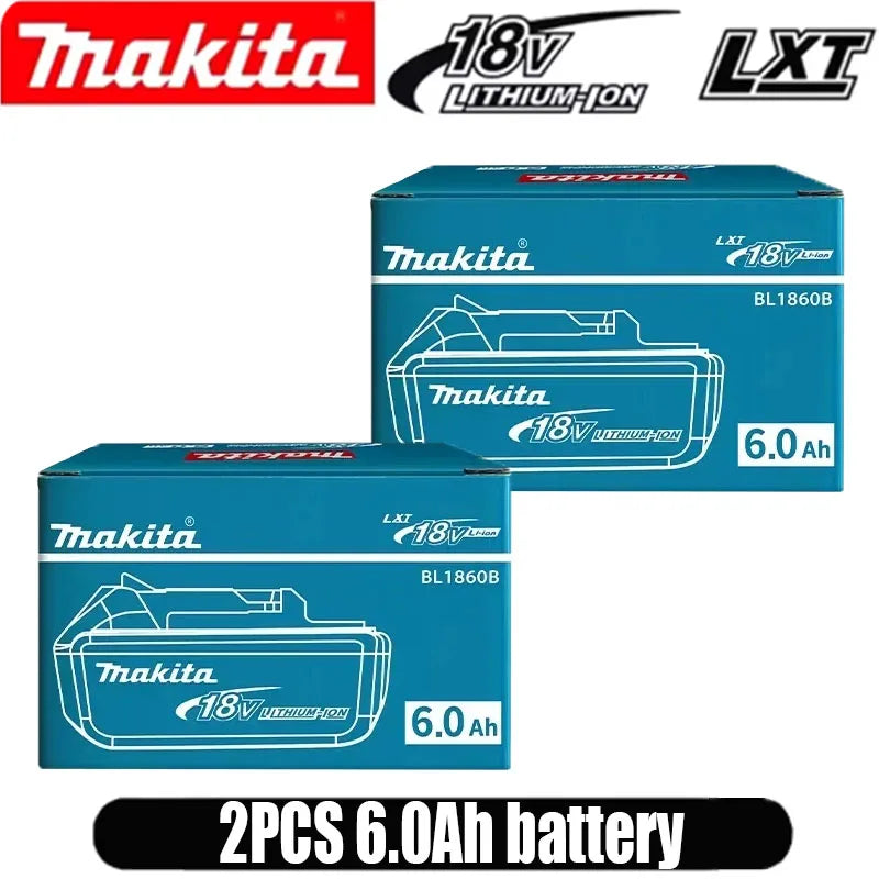 Original Makita 6Ah for Makita 18V Battery BL1830B BL1850B BL1850 BL1840 BL1860 BL1815 Replacement Lithium Battery