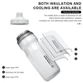 RIDERACE Bicycle Water Bottle Insulated Thermal 610ml Outdoor Sport Cycling Dual Layer Portable MTB Road Bike Cold Water Kettle