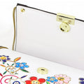 Women Boston Bag Printed Pattern Handbag Large Capacity Shoulder Crossbody Bag Double Zipper Half Cover Style Top Handle Bag