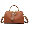 2026 New Large Capacity Boston Pillow Bag Women's Crossbody Soft Leather Handbag Commute Texture Single Shoulder Bag