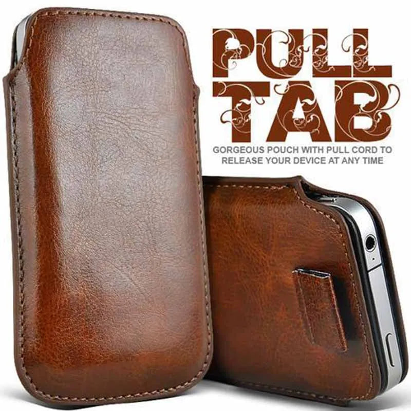 Mobile Phone Bag For BlackBerry Motion Aurora Case Universal Leather Sleeve Coque For BlackBerry DTEK60 Leap DTEK50 Pouch Case