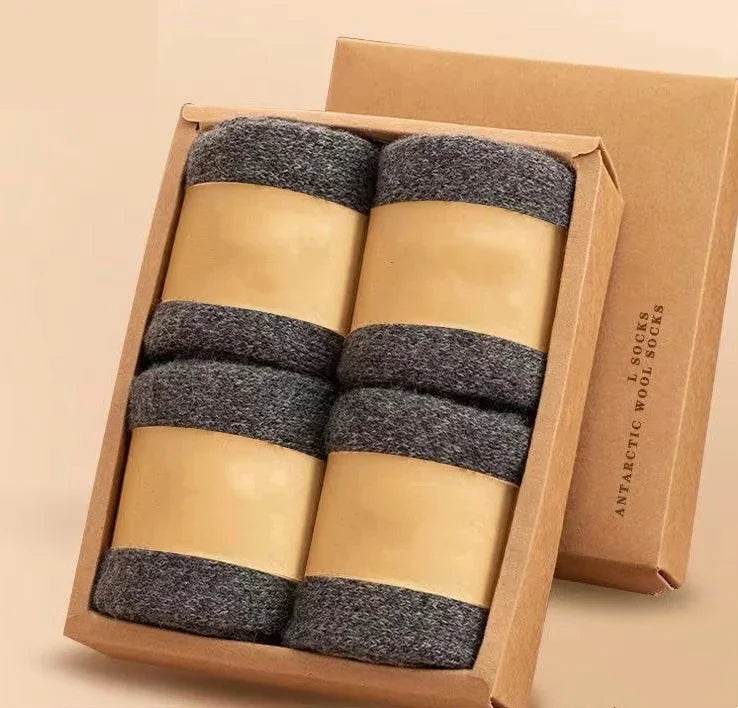 4Pairs/Lot Men's Winter Super Thick Thermal Socks Wool | SAMAG