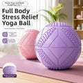 25 CM Abdominal Pressure Ball Anti Burst Slip Resistant Yoga Pilates Ball Inflatable Thickened Fitness Balance Ball Home Gym