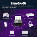 Upgrades Mini USB Bluetooth 5.4 Dongle Adapter WIreless Transmitter Receiver For PC/Laptop Driver Free For Win10/11 Driver Free