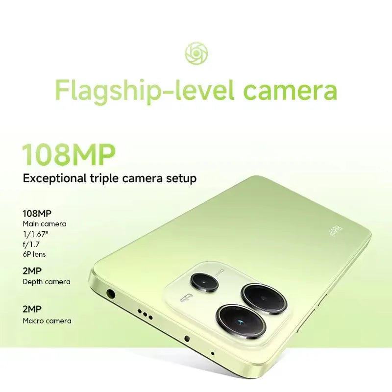 Global Version Xiaomi Redmi Note 14 4G NFC Smartphone MediaTek Helio G99-Ultra 108MP AI Camera 6.67" 120Hz Display 5500mAh