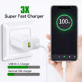 5-1Pcs USB C Charger Block Dual Port PD3.0 Adapter for iPhone 16 15 Samsung Type C Charger USB A QC3.0 Wall Charger Fast Charger
