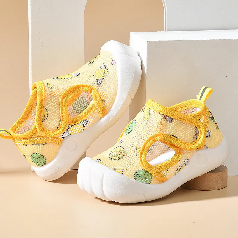 Brand Baby Sandals Summer New 0-3y Baby Walking Shoe Light Gril Sandals Anti Slip Soft Sole Boy Shoe Popular Wholesale Kid Shoes